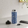 Cynthia Haller Classic blue and gold paisley Water Bottle - Society6 - 4 of 4