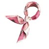 Allegra K Women's 100% Silk Floral Graphic Print Square Scarf Head Scarves Kerchief Neckerchief 21.6" X 21.6" - 2 of 4