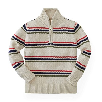 Hope & Henry Boys' Organic Mock Neck Sweater With Zipper, Kids : Target