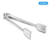Unique Bargains Stainless Steel Mini Versatile Ice Tongs for Desserts and Appetizers - 3 of 4