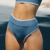 Women's Stitched High Waist Bottom - Cupshe - image 2 of 4