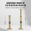 VEVOR House Floor Jacks, 4 Pack, 11.6"-16" Height Range, 2500 lbs Max Load Capacity Per Unit, Adjustable Support Beam Basement Jack Post - 4 of 4