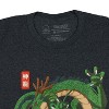Seven Times Six Dragon Ball Z Shirt Kid Goku and Shenron Dragon Graphic Print Crewneck Tee Gray - 3 of 3