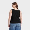 Women's Leisure Studio French Terry Tank Top - Universal Thread™ - 2 of 3