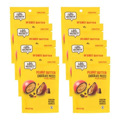 Little Secrets Peanut Butter Chocolate Pieces in Dark Chocolate - Case of 8/5 oz - image 1 of 4