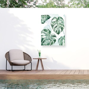 "Split Leaf I" Outdoor Canvas - 1 of 4