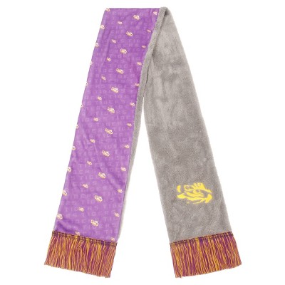 NCAA LSU Tigers Printed Mini Sherpa Scarf