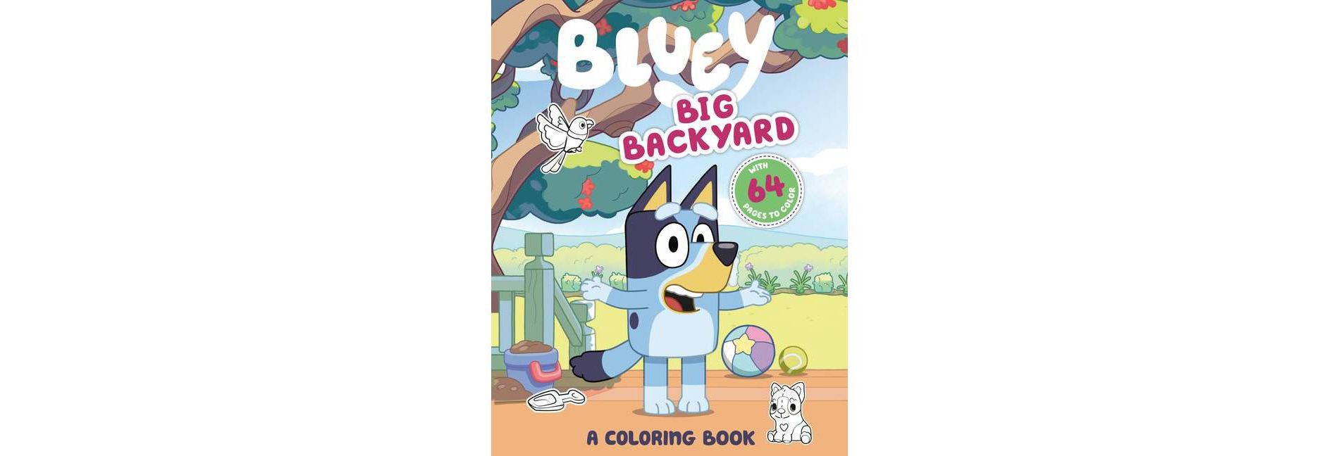 Big Backyard: A Coloring Book - (Bluey) (Paperback)