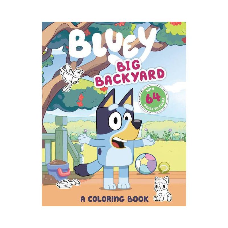 Big Backyard: A Coloring Book - (Bluey) (Paperback), 1 of 2