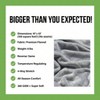 Oversized King Fleece Blanket 120x120 - Soft, Warm Family Blanket for Bed, Couch, Camping Travel - 2 of 4