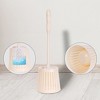 REGALWOVEN Apartment Bathroom Accessories Toilet Brush and Holder Set with Ventilation Slots Base - 3 of 4