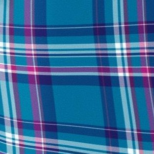 teal plaid