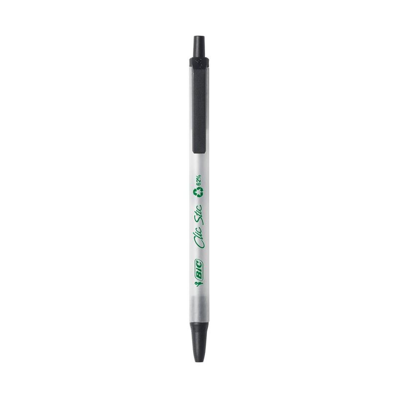 BiC 10pk ECOlutions Retractable Ballpoint Pens Black Ink, 5 of 9