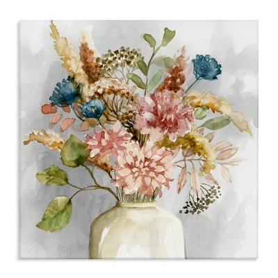 Stupell Industries Wildflower Watercolor Bouquet, 24" x 24"