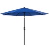 Three ColorMarket Umbrella with 8 Ribs for Outdoor Patio: Push Button Tilt, Crank Operation, UV & Waterproof Protection, Ideal for Garden and Backyard - 3 of 4