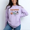 Simply Sage Market Halloween Smiley Faces Garment Dyed Long Sleeve - 2 of 3