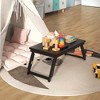 Tangkula Bamboo Laptop Desk Adjustable Folding Bed Tray w/ Drawer Heat Dissipation - 4 of 4