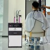 Sevobal Utility Storage Cabinets Salon Styling Cabinet with 2 Drawers, 2 Hair Dryer Holders and 1 Cabinet, Moveable Cabinet with Wheels, Multicolored, - 2 of 4