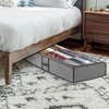 OSTO 2-Pack Underbed Accessory Storage Bag; Seasonal Storage Organizer for Bedding, Blanket, Comforters, and Seasonal Clothes; 42 Inch - 2 of 4