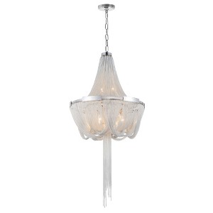 CWI Lighting Enchanted 6 Light Down Chandelier With Chrome Finish - 1 of 4