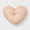 Heart Reversible Mini Decorative Pillow White - Pillowfort™ - 4 of 4