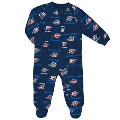 Image of NBA Oklahoma City Thunder Baby Boys' Sleeper - 6-9M