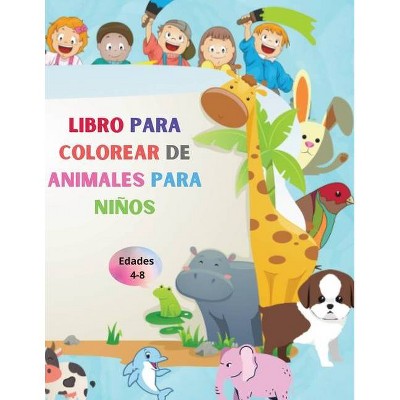 Libro para colorear de animales para niños - by  Urtimud Uigres (Paperback)