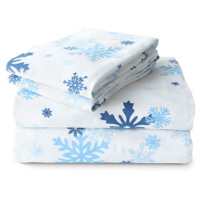JumpOff Jo Queen Flannel Sheet Set - Flat Sheet, Fitted Sheet, 2 Pillow Cases