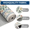Non-Slip Ultra-Thin Flower Print Dining Room Rug, Non-Shedding Farmhouse Indoor Mat, Washable Floor Mats, Easy to Clean - 4 of 4