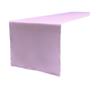 Slickblue 14"x108" Linen-Look Table Runner – Polyester Poplin, Wrinkle-Resistant, Serged Edge Finish, 41 Color Options - 1 of 3