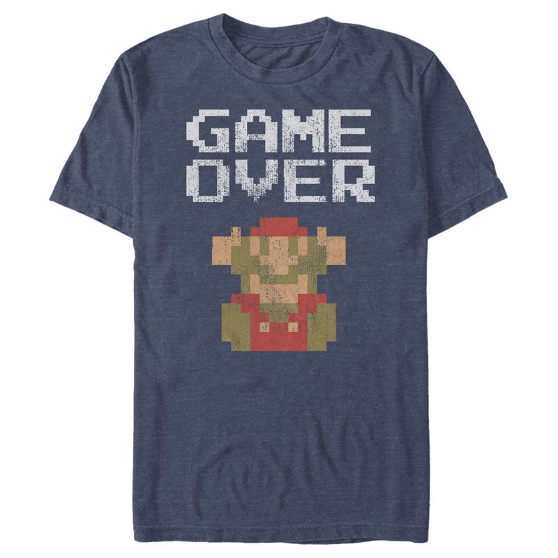 Men's Nintendo Mario Game Over T-Shirt, 1 of 3
