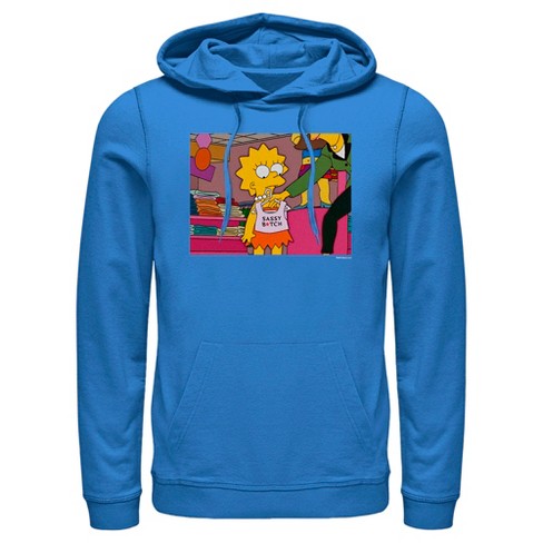 Men s The Simpsons Sassy Lisa Scene Pull Over Hoodie Target