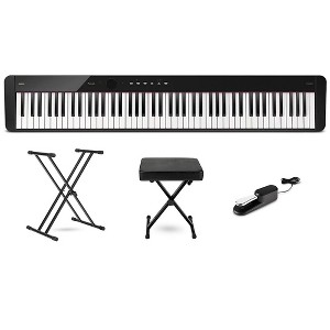 Casio Privia PX-S5000 88-Key Digital Piano Essentials Bundle Black - 1 of 4