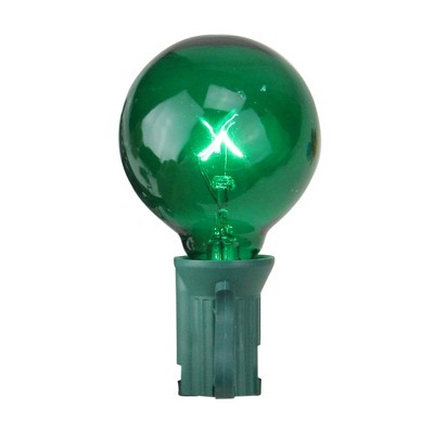 Northlight Transparent G40 Globe Christmas Replacement Bulbs - MultiColor - 4ct