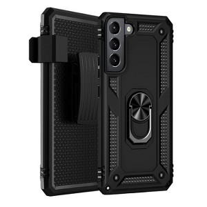 SaharaCase Military Kickstand Series Case for Samsung Galaxy S22+ Black (CP00209) - 1 of 4