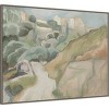Amanti Art 42" x 32" Afternoon Forest Hike by Urban Road Framed Canvas Wall Art Print : Landscape Artwork - 2 of 4
