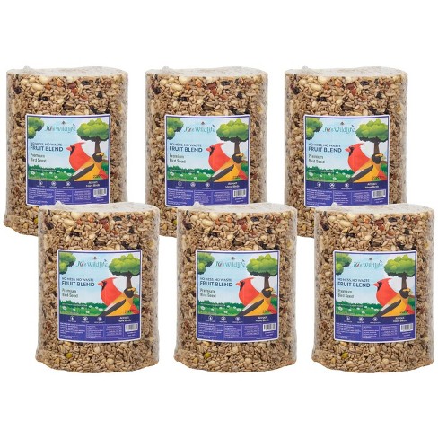 JCS Wildlife No Mess, No Waste Fruit Blend Premium Bird Seed Large Cylinder, 4.5 lb - image 1 of 2