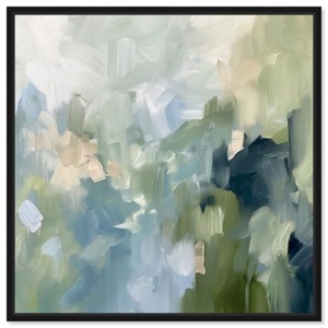 Art Remedy Minted Brush Minimal Abstracts Framed - 1 of 4