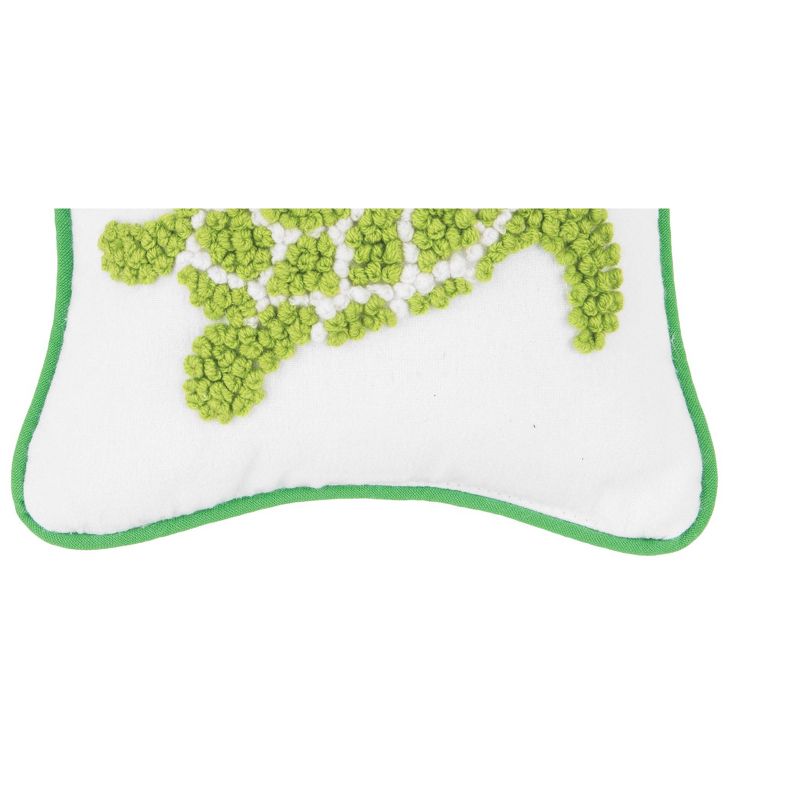 C&F Home Green Turtle French Knot Throw Pillow, 3 of 5