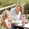 Hyleory Stylish 40oz Stainless Steel Water Tumbler with Leak-Proof Lid & Straw - Your Hydration Hero - 4 of 4
