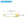 Unique Bargains Metal DIY Blankets Crafts Brooch Making Home Sewing Nickle Plated Safety Pins 400 Pcs - 2 of 4
