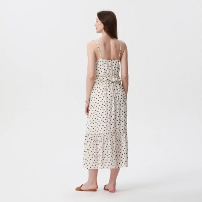 Women Tiered Midi A-Line Dress – A