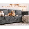 Sofa, 7-Seat U-Shaped Modular Sectional with Ottomans – Chenille Sleeper Couch with Storage/Chaise Adjustable Backrest for Living Room Grey - 2 of 4
