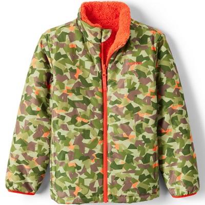 Lands' End Kids Reversible Fleece Puffer Jacket