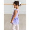 RuffleButts Girls Flutter Sleeve Leotard - 4 of 4