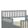 KTMBDW Kids Bed Frame with Fences and 2 Drawers, Wooden Platform Bed with Guardrails on Both Sides for Boys Girls - 4 of 4