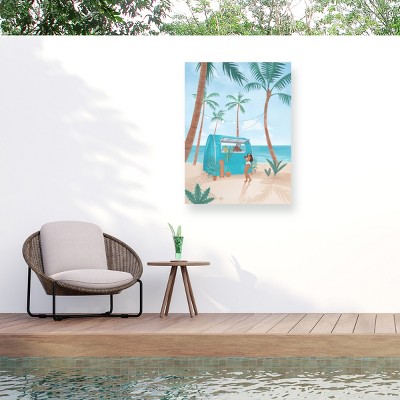 Trademark Fine Art - Petra Lizde  Summer Matted Framed Art