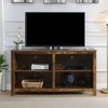 Montana Highboy TV Stand for TVs up to 65" with Shelves Barnwood - Breighton Home: Modern Style, MDF Frame, Fixed Shelf - 2 of 4