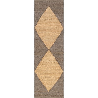 Nuloom Pandora Diamond Jute Indoor Area Rug