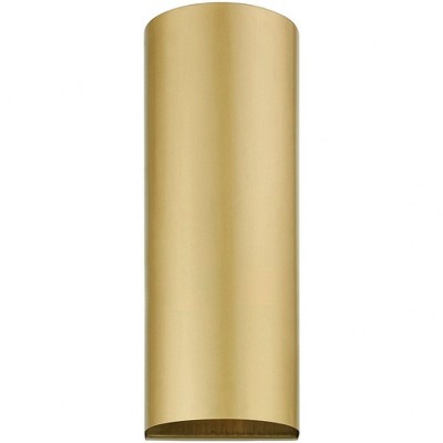 Satin Gold Hand-Crafted Stainless Steel Dimmable Sconce